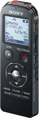 Sony ICD-UX533BLK Digital Voice Recorder - Black