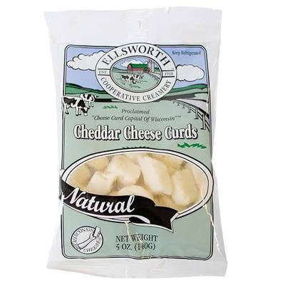 Ellsworth Cheddar Cheese Curds, All Natural, 5 oz