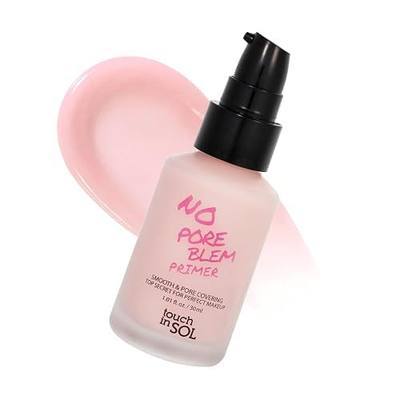 TOUCH IN SOL No Poreblem Primer – Pore Primer for Korean Makeup, Mattifying Primer for Oily Skin, Pore Eraser for Large Pores, Blurring Finish from K Beauty (1.01 fl.oz/30ml)