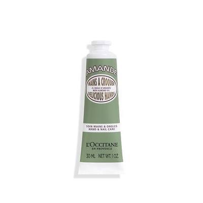 L'OCCITANE Almond Delicious Hand & Nail Cream: Soften hands & Cuticles with Irresistible Almond Scent, Moisturizing, Infused With Almond Oil