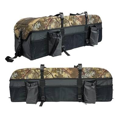ATV Tek Arch Series Hunting and Fishing Expedition ATV/UTV Rear Rack Cargo Bag, Kings Mountain Shadow Camo, Waterproof ATV Bag with Spacious Compartments, Steel Frame Support.