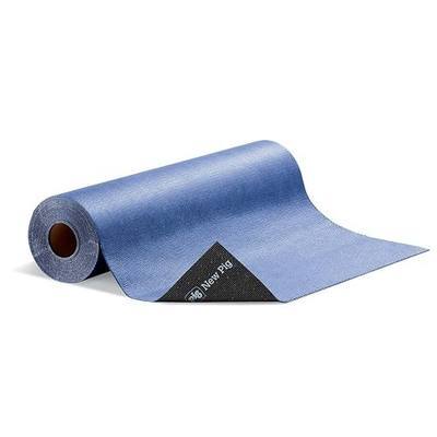 PIG Absorbent Adhesive-Backed Grippy Mat | Absorbs up to 10.5 gal per roll | 32" W x 100' L | MAT32100