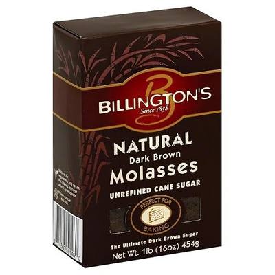 Wholesome Billington's Natural Dark Brown Molasses 16oz Box, 1-Pack