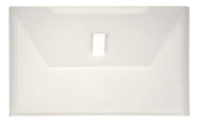 Lion Design-R-Line Poly Envelope with Extra Pocket, 6 x 9 Inches, Clear, Pack of 6 (92000-CR-6P)