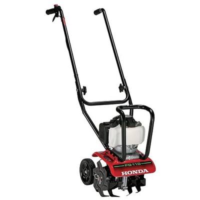 Honda FG110 Mini Tiller Cultivator (FG110KiAT) | 6- to 9-Inch Tilling Width, Break New Ground or Prep Soil, Gas Engine, Adjustable Depth Bar