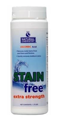 Natural Chemistry Extra Strength Stain Free, 1.75 lb, Single Pack | Removes Metal Stains from Pool Liners & Finishes, Compatible with All Sanitizing Systems