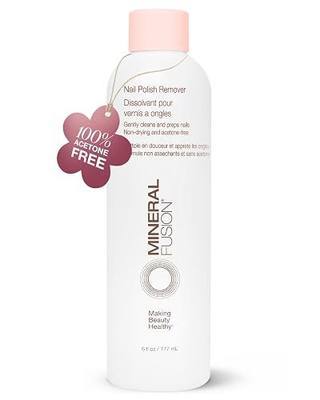 Mineral Fusion Nail Polish Remover, 6 fl oz | Acetone-Free Nail Care, Non Drying Liquid Formula