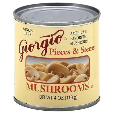 Giorgio Mushroom Pieces N Stem (6 Pack)