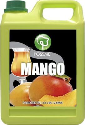 Possmei Flavored Syrup, Mango, 5.5 Pound