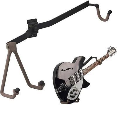 String Swing CC151-LPN-FW Horizontal Low-Profile Narrow-Body Guitar Holder for Flat Wall Mount - 1 Piece Unit