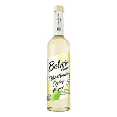BELVOIR FRUIT FARMS Elderflower Syrup Mixer, 500ml (Pack of 1) | Refreshing Botanical Drink Mix | Perfect for Cocktails | Natural Flavor| No Preservatives| Made with Fresh Elderflowers.