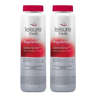 Leisure Time 45310-02 Spa Replenish Shock Oxidizer for Spas and Hot Tubs, 2-Pounds, 2-Pack