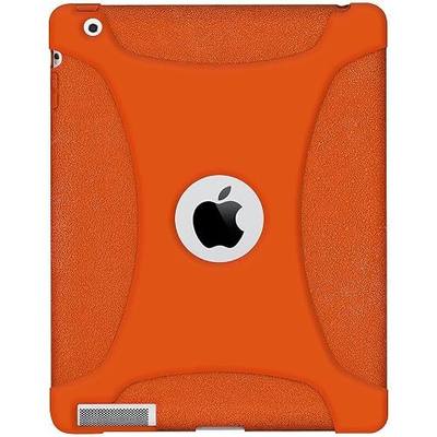 Amzer Soft Silicone Skin Fit Jelly Case Cover for Apple iPad 4 with Retina Display - Orange (AMZ95719)