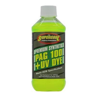 TSI Supercool P100-8D PAG Oil 100 Viscosity with U/V Dye 8oz 1-Pack