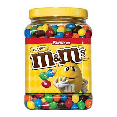 M&M'S Peanut Chocolate Candy Party Size 42 Ounce (Pack of 1) Bag