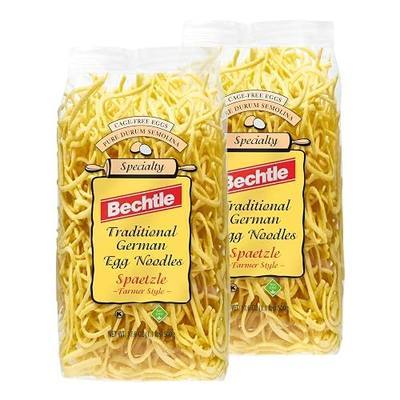 Bechtle Spaetzle Farmer Style Egg Noodles - Traditional German Pasta, Authentic Imported from Germany, Cage-Free Eggs & Durum Wheat Semolina, Non-GMO, Kosher (17.6oz, Pack of 2)
