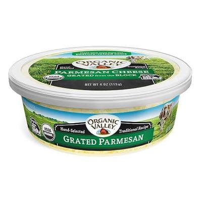 Organic Valley Grated Organic Parmesan Cheese
