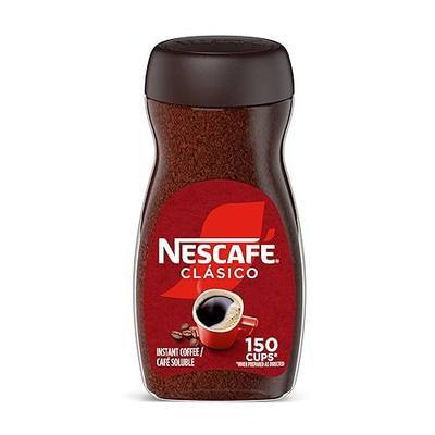 NESCAFÉ Clasico Dark Roast Instant Coffee, 10.5 oz Jar | Smooth dark roast instant coffee; single 10.5 oz jar