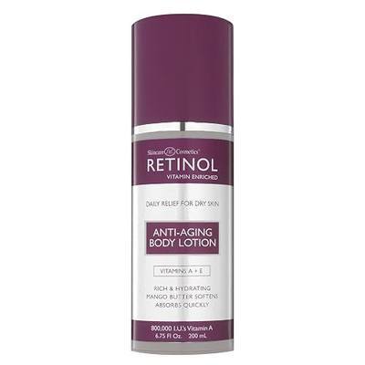 Retinol Anti-Aging Body Lotion – Corrective & Preventative Relief For Dry Skin With The Original Retinol – Luxurious Treatment Smooths Dry, Flaky Skin w/ Botanical Moisturizers & Vitamin A 6.75 Fl Oz (Pack of 1)