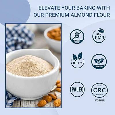 Wellbee's Almond Flour, Extra Fine, Gluten Free, Blanched, Low Carb, All Purpose, 2 lbs