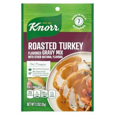 Knorr Roasted Turkey Gravy Mix, 1.2-Ounce (Pack of 12)