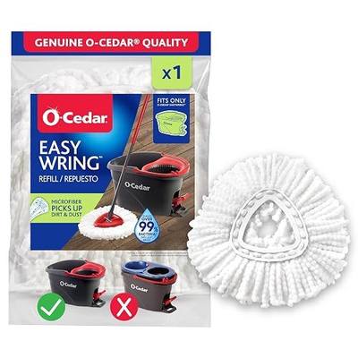 O-Cedar EasyWring Spin Mop Microfiber Refill, White Packaging May Vary