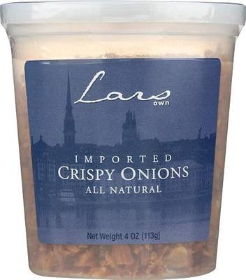 Lars Own Imported Crispy Onions 4 Ounce Package (Pack of 2)
