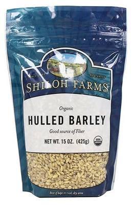 Organic Hulled Barley Grain from Shiloh Farms - 15 oz Pouch | Organic pantry staple for baking, cooking, or everyday recipes. Non-GMO quality ingredients.