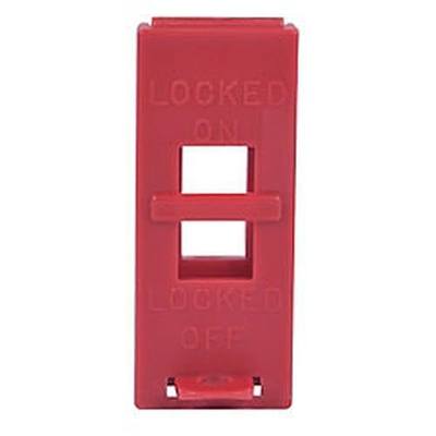 Zing Wall Switch Lockout,Red,3/8 in. Dia. 6064-1 Each