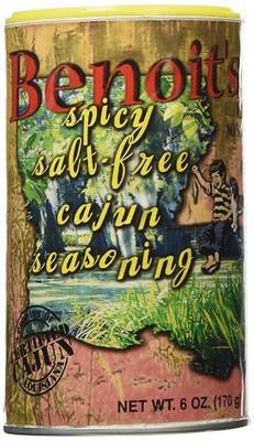 Benoit's Best Spicy Salt-free Cajun Seasoning (6 OZ)