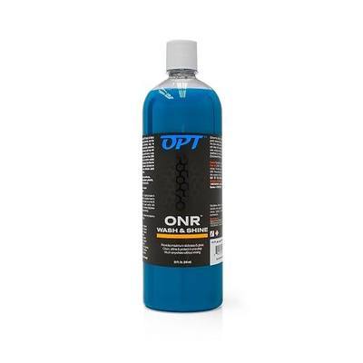 Optimum No Rinse Wash and Shine Version 5 - ONR Rinseless Car Wash Soap for Auto Detailing, Use On Paint, Ceramic Coatings, Glass, Interior (32 Oz)