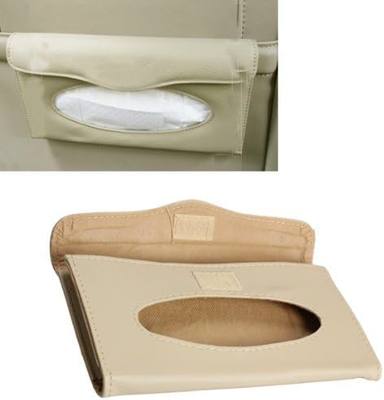 Vktech Car Sun Visor Napkin Box Tissue Cover Holder