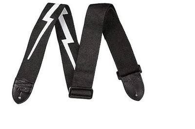 Fender Nylon Guitar Strap, Guitar Accessories, 2in, Lightning Bolt