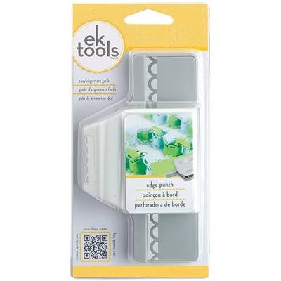 EK Tools Open Scallop Edger Punch, 0.7 cm, Light Grey