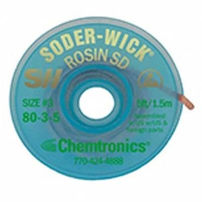 Chemtronics Braid,Desoldering,No 3 80-3-5-1 Each