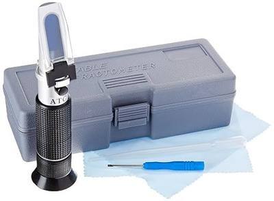 MAGNUM_MEDIA RHS-10ATC Salinity Refractometer Dual Scale (1.000-1.070 Salinity S.G.)
