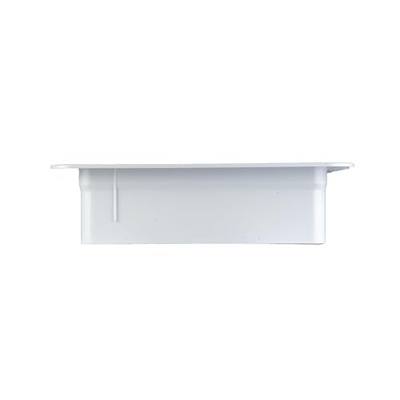 HENG'S INDUSTRIES Interior White Garnish | Great for RVs, Campers, Motorhomes | 3 1/4" to 4 1/4" Vertical Leg | 16" x 16" Openings | 90094B