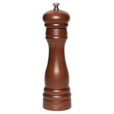 Fletchers' Mill Federal Pepper Mill, Walnut Stain - 8 Inch, Adjustable Coarseness Fine to Coarse, MADE IN U.S.A.