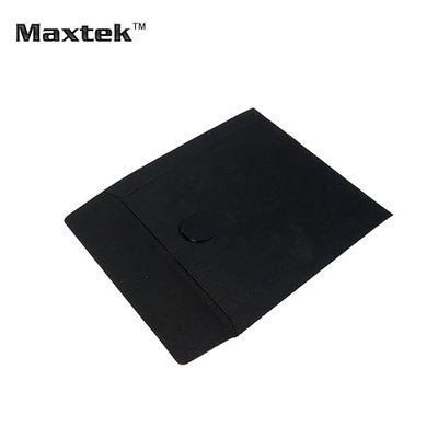 100 Pack Maxtek Premium Thick Black Color Paper CD DVD Sleeves Envelope with Window Cut Out and Flap, 100g Heavy Weight.