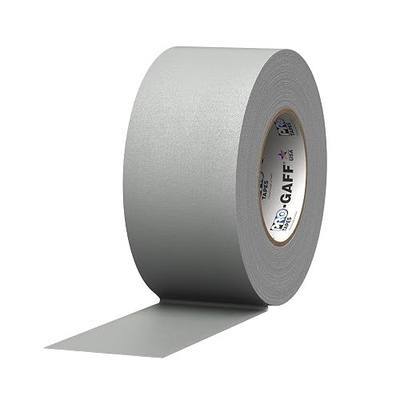 ProTapes Pro Gaff Premium Matte Cloth Gaffer's Tape With Rubber Adhesive, 11 mils Thick, 55 yds Length, 3" Width, Grey (Pack of 1)