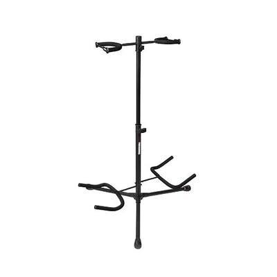 Gator Frameworks Adjustable Double Guitar Stand, Holds Two Electric or Acoustic Guitars (GFW-GTR-2000)