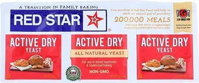 Red Star, Yeast A Countive Dry Gluten Free 3 Count, 0.75 Ounce