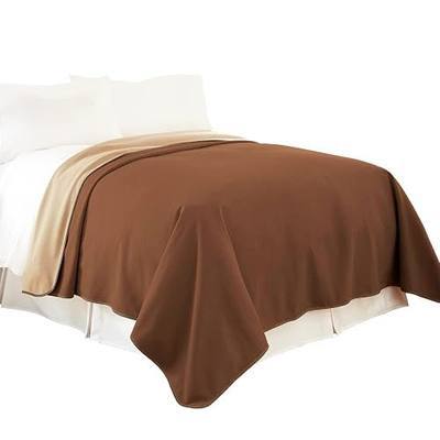 Mambe 100% Waterproof Furniture Cover for Dogs & Cats, Incontinence Protector for Bed Sofa Couch Recliner, Soft Washable Microfleece Blanket, 70x90, Chocolate-Cappuccino
