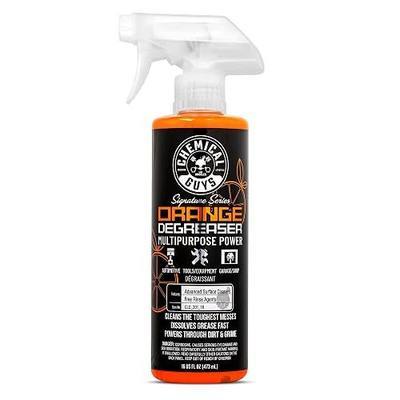 Chemical Guys Signature Series Orange Degreaser Spray - Heavy Duty All Purpose Cleaner for Engines, Tires, Undercarriages, Tools and More, Professional Strength, Breaks Down Grease, Oil & Grime, 16 oz | Heavy-duty citrus degreaser breaks down grease and oil on engines, tires, tools and undercarriage