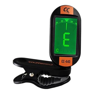 ChromaCast CC-440 Clip On Chromatic Tuner, Sunset Orange, Pack of 2