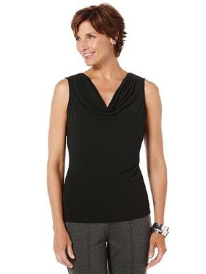 Rafaella Women's Cowl Neck Tank