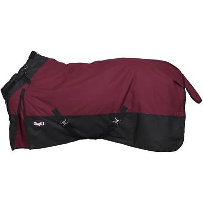 TOUGH1 1200D Turnout Blanket with SNUGGIT, 300-G, Burgundy, 78-in