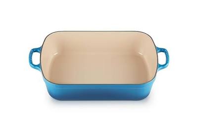Le Creuset Enameled Cast Iron Signature Rectangular Roaster, 5.25 qt. (9.8" x 13"), Marseille