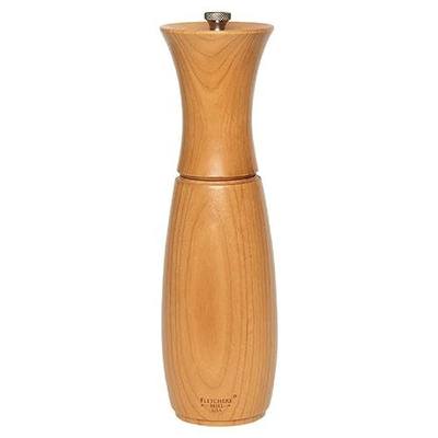 Fletchers' Mill Border Grill Pepper Mill, Cherry - 8 Inch, Adjustable Coarseness Fine to Coarse, MADE IN U.S.A.