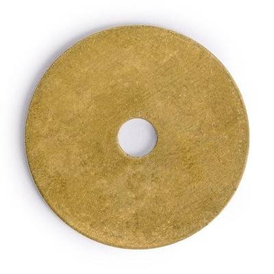 Hardware Philosophy Decorative Round Washers Brass Hardware 1.4 Inches - Set of 10 - Architectural, Interior Design, Doors, Furniture Cabinet Customization Hardware
